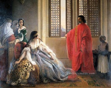  francesco - Caterina Cornaro Abgesetzt vom Thron von Zypern Romantik Francesco Hayez